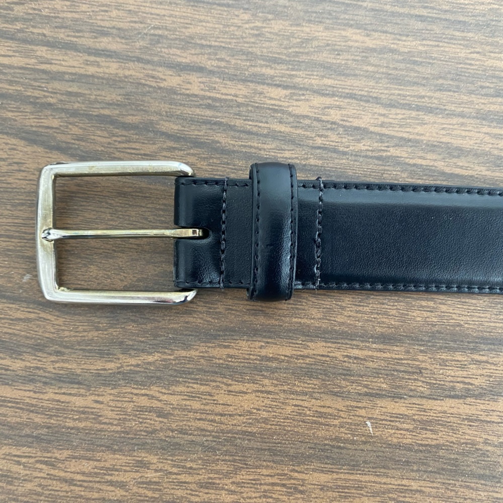 Men’s Black Leather Belt 40